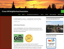 Tablet Screenshot of crownhillneighbors.org